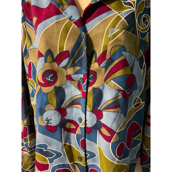 Harve Benard Retro Button Shirt size 12 - Picture 2 of 4